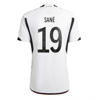 Tyskland Leroy Sane #19 Hemmatröja VM 2022 Korta ärmar